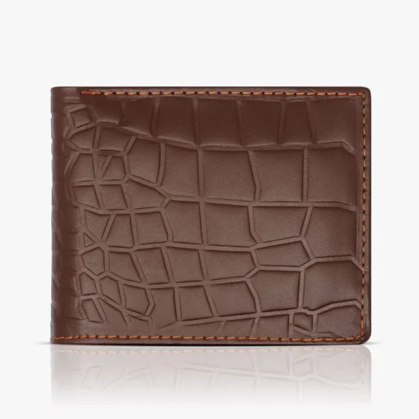 Genuine Crocodile Cow Leather Wallet for men